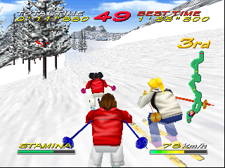 Snow Speeder (Japan) In game screenshot
